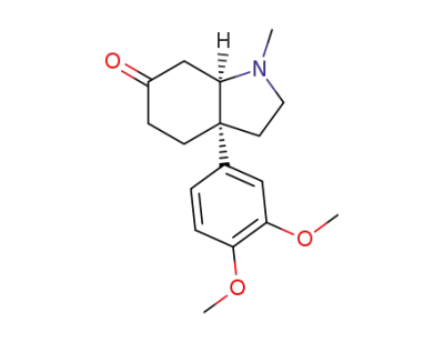 (3aR,7aR)-3a-(3,4-Dimethoxyphenyl)-1-methylhexahydro-1H-indol-6(2H)-one