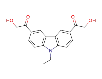3,6-bis(hydroxyacetyl)-9-ethyl-9H-carbazole
