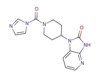 1-(1-(1H-imidazole-1-carbonyl)piperidin-4-yl)-1H-imidazo[4,5-b]pyridin-2(3H)-one
