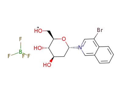 2-deoxy-α-D-glucopyranosyl-4'-bromoisoquinolinium tetrafluoroborate