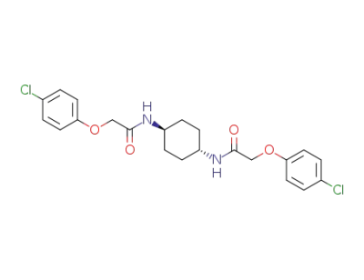 2-(4-chlorophenoxy)-N-[(1r,4r)-4-[2-(4-chlorophenoxy)acetamido]cyclohexyl]acetamide