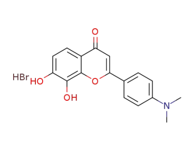 2-(4-(dimethylamino)phenyl)-7,8-dihydroxy-4H-chromen-4-one hydrobromide