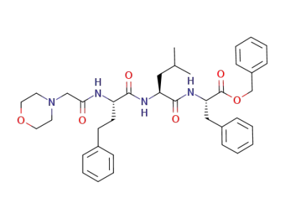(S)-benzyl 2-((S)-4-methyl-2-((S)-2-(2-morpholinoacetamido)-4-phenylbutanamido) pentanamido)-3-phenylpropanoate