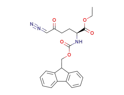 ethyl 2-((((9H-fluoren-9-yl)methoxy)carbonyl)amino)-6-diazo-5-oxohexanoate