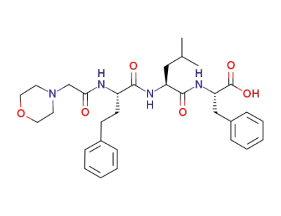 (S)-2-((S)-4-methyl-2-((S)-2-(2-morpholinoacetamido)-4-phenylbutanamido)pentanamido)-3-phenyipropanoic acid