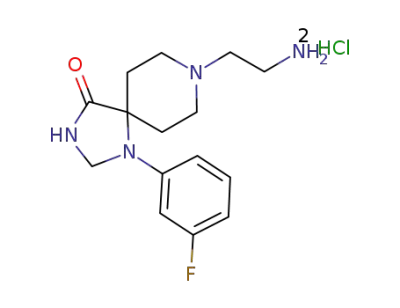 8-(2-aminoethyl)-1-(3-fluorophenyl)-1,3,8-triazaspiro[4,5]decan-4-one dihydrochloride