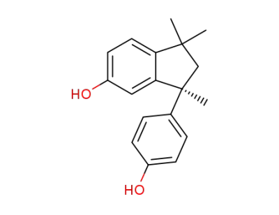 (S)-(-)-2,3-dihydro-3-(4'-hydroxyphenyl)-1,1,3-trimethyl-1H-inden-5-ol