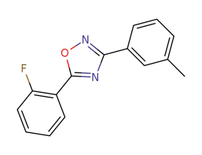 5-(2-fluorophenyl)-3-(3-methylphenyl)-1,2,4-oxadiazole