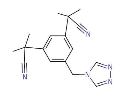 α,α,α',α'-tetramethyl-5-(4H-1,2,4-triazol-4ylmethyl)-1,3-benzene-diacetonitrile