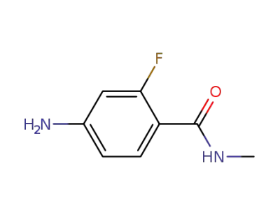 2-fluoro-N-methyl-4-amino-benzamide