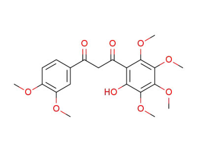 1-(2-hydroxy-3,4,5,6-tetramethoxyphenyl)-3-(3,4-dimethoxyphenyl)-1,3-propanedione