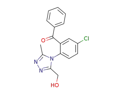 5-chloro-2-[3-(hydroxymethyl)-5-methyl-4H-1,2,4-triazol-4-yl] benzophenone