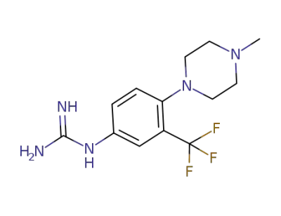N-[4-(4-methylpiperazin-1-yl)-3-(trifluoromethyl)phenyl]guanidine