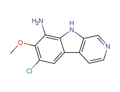 6-chloro-7-methoxy-9H-β-carbolin-8-ylamine