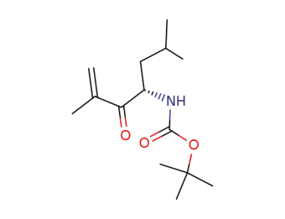 tert-butyl [(1S)-3-methyl-1-(2-methylpropyl)-2-oxobut-3-en-1-yl]carbamate
