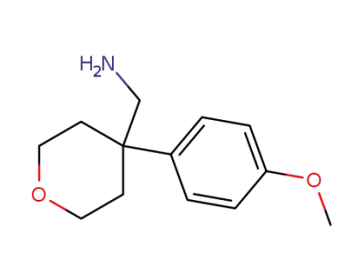 1-[4-(4-methoxyphenyl)tetrahydro-2H-pyran-4-yl]-methylamine
