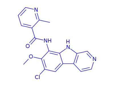N-(6-chloro-7-methoxy-9H-β-carbolin-8-yl)-2-methyl-nicotinamide