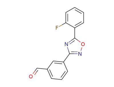 3-[5-(2-fluorophenyl)-1,2,4-oxadiazol-3-yl]benzaldehyde