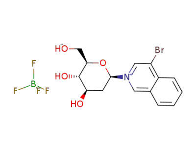 2-deoxy-β-D-arabino-hexopyranosyl 4'-bromoisoquinolinium tetrafluoroborate