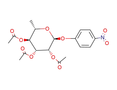 4-nitrophenyl-2,3,4,6-tetra-O-acetyl-α-L-rhamnopyranoside
