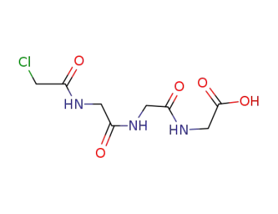 2-{2-[2-(2-chloroacetamido)acetamido]acetamido}acetic acid